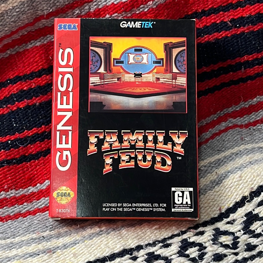 Sega Genesis | Family Feud | (Gametek 1993) Near Mint and Complete